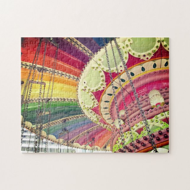 Colorful Carousel Jigsaw Puzzle (Horizontal)