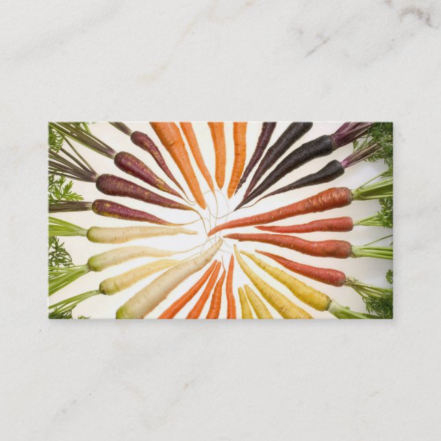 Colorful Carrots Business Card (Front)