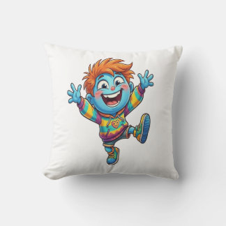 Colorful Cartoon Character Pillow