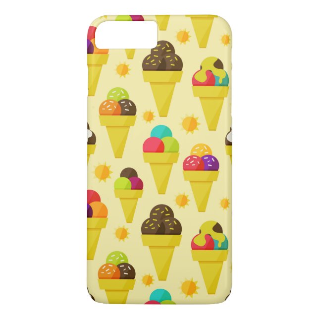 Colorful Cartoon Ice Cream Cones Case-Mate iPhone Case (Back)