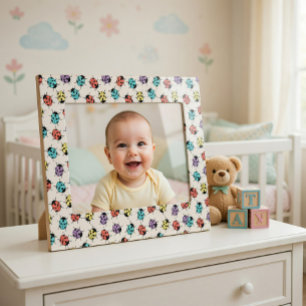 Colorful Cartoon Ladybugs Magnetic Photo Frame 