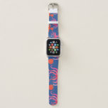 Colorful Cartoon Octopus Watercolor Pattern Apple Watch Band