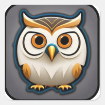 Colorful Cartoon Owl (2)