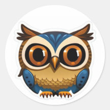 Colorful Cartoon Owl (3)