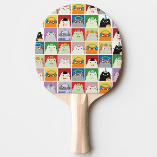 Colorful Cartoon Ping Pong Paddle
