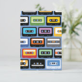 Colorful Cassette Tape Pattern (Standing Front)