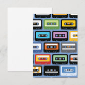 Colorful Cassette Tape Pattern (Front/Back)