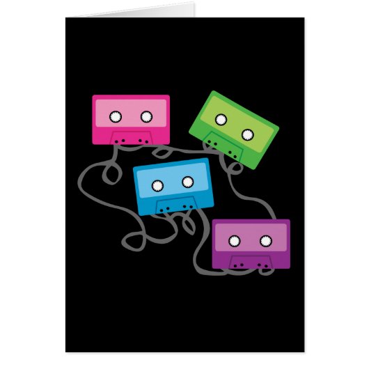 Colorful Cassette Tapes (Front)