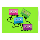 Colorful Cassette Tapes (Front Horizontal)