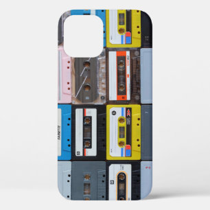 Colorful Cassette Tapes: Vintage Collection. iPhone 12 Case