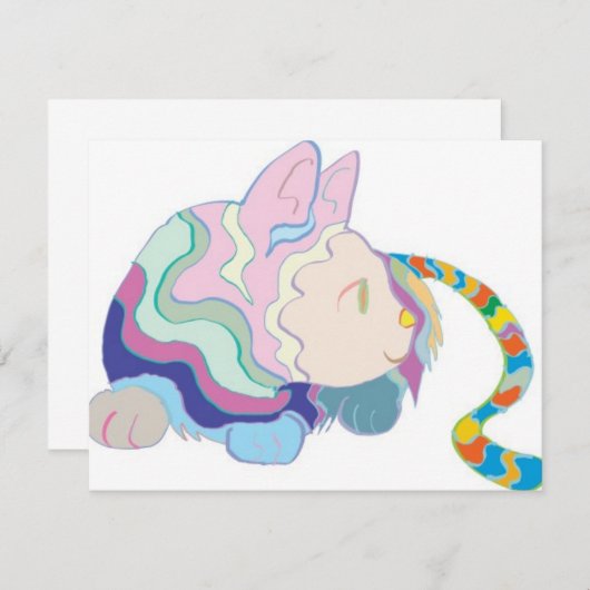 Colorful Cat (Front/Back)