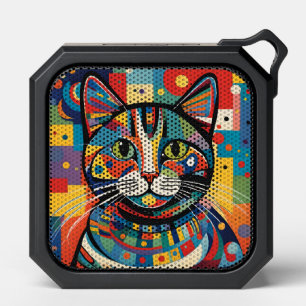 Colorful cat bluetooth speaker