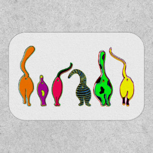 Colorful Cat Butts Patch