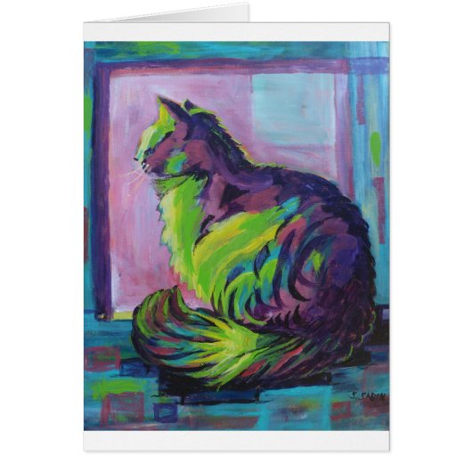 Colorful cat cards (Front)