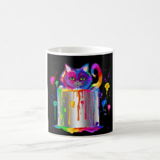 Colorful Cat Coffee Mug
