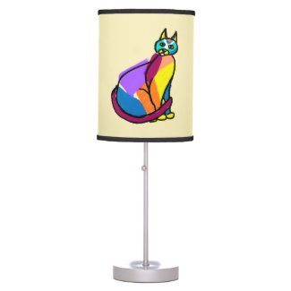 Colorful Cat Hero Desk Lamps