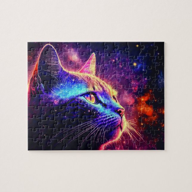 Colorful Cat Jigsaw Puzzle (Horizontal)
