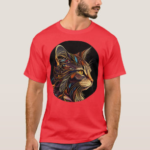 Colorful Cat Kitty Lover Be Happy Everyday T-Shirt