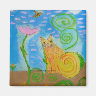 Colorful Cat Magnet of Venus