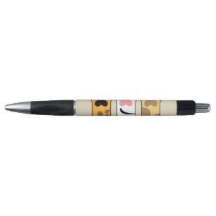 Colorful cat paws pen