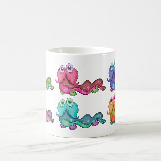 Colorful Caterpillar Characters Fun Whimsical Coffee Mug (Creator Uploaded)