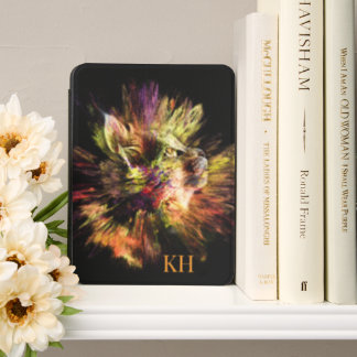 Colorful Catplosion Monogram Kindle Cover