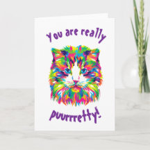 Colorful Cats Art Aesthetic Cat Pictures Cat Art
