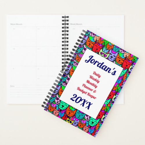 Colorful Cats Budget Planner