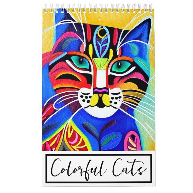 Colorful cats calendar (Cover)