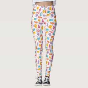 Colorful Cats Cute Leggings