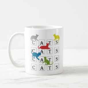 Colorful Cats For Cat Owners and Cat Lovers Coffee Mug