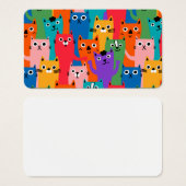 Colorful cats pattern (Front & Back)