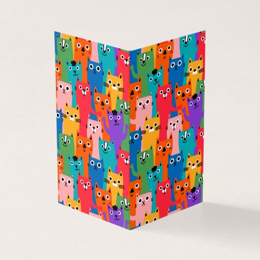 Colorful cats pattern (Outside)