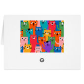Colorful cats pattern (Back Horizontal)