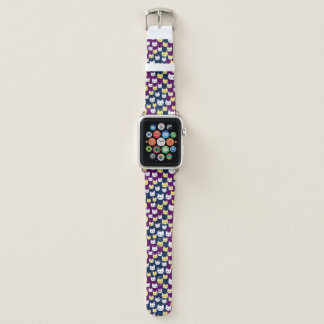 Colorful Cats Pattern Apple Watch Band