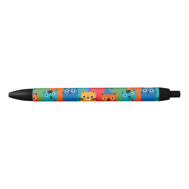 Colorful cats pattern pen (Front)