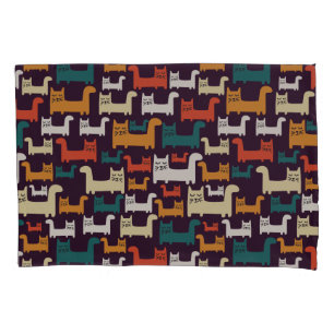 Colorful Cats Pattern pillowcases
