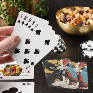Colorful Cats  Poker Cards