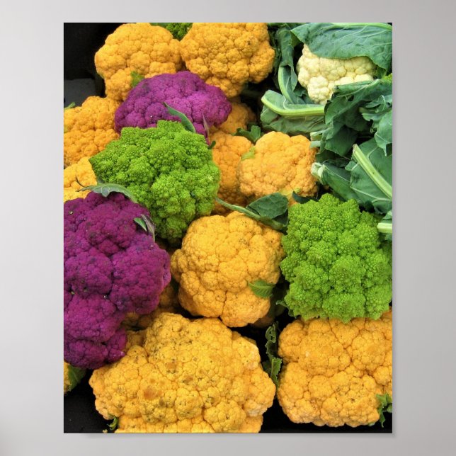 Colorful Cauliflower, Autumn Decor (Front)