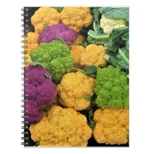 Colorful Cauliflower, Autumn Decor Notebook