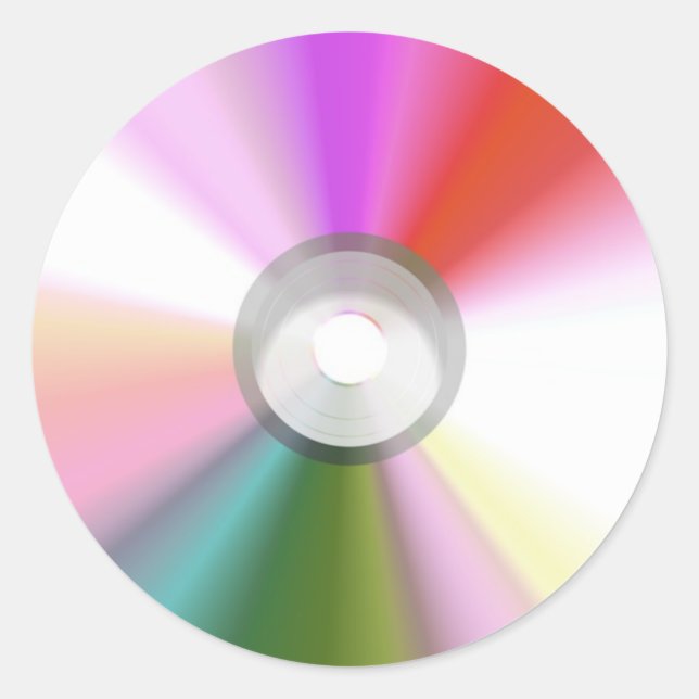 Colorful CD Sticker (Front)