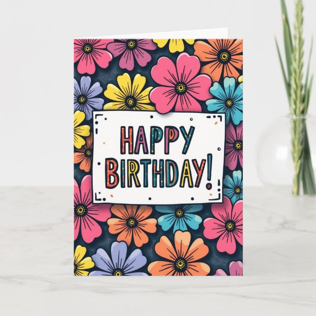 Colorful Celebration Card (Front)