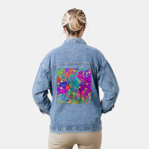 Colorful Celebration Denim Jacket