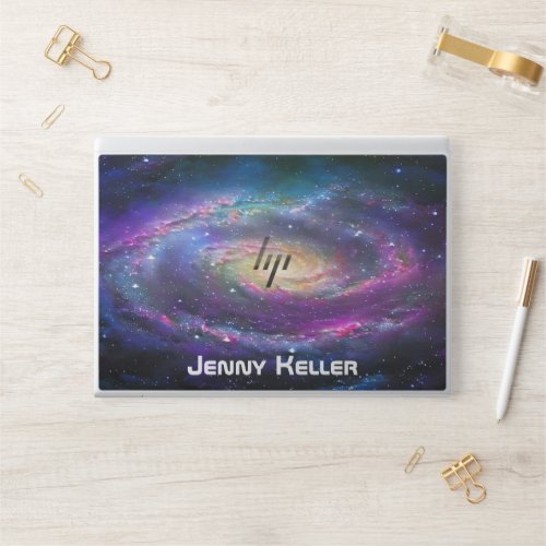 Colorful Celestial Galaxy Surreal Outer Space HP Laptop Skin
