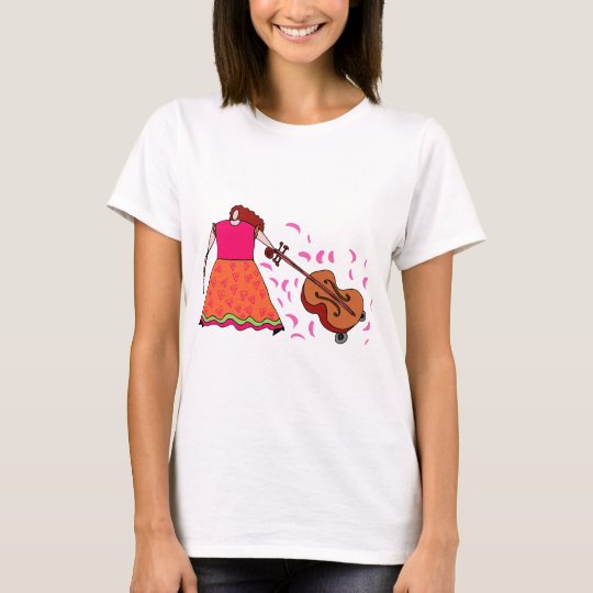 Colorful Cellist Cello Music T-shirt