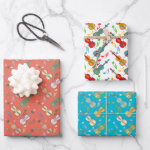 Colorful Cello Music Notes Wrapping Paper Sheets