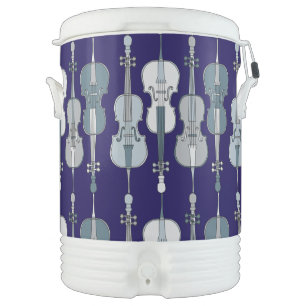 Colorful Cello Pattern  Beverage Cooler
