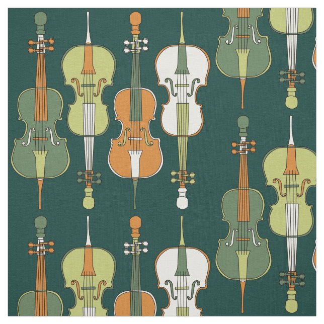 Colorful Cello Pattern Fabric (Swatch)