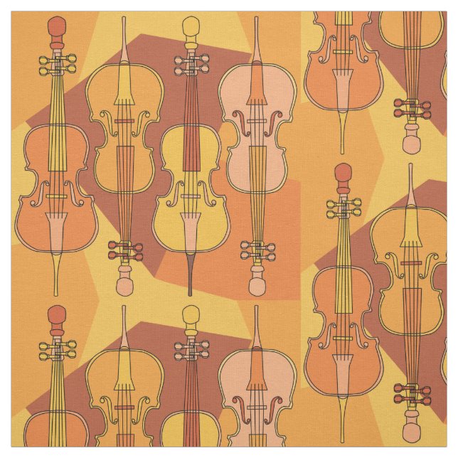 Colorful Cello Pattern Fabric (Swatch)