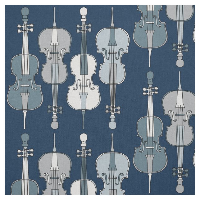 Colorful Cello Pattern Fabric (Swatch)